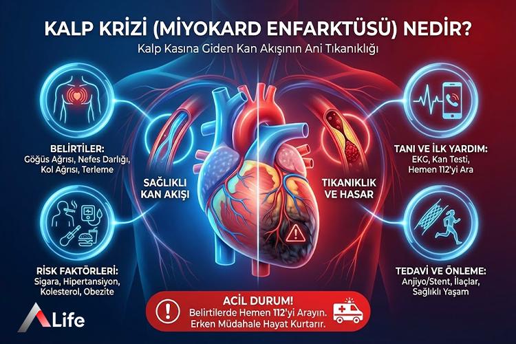 Kalp Krizi Belirtileri